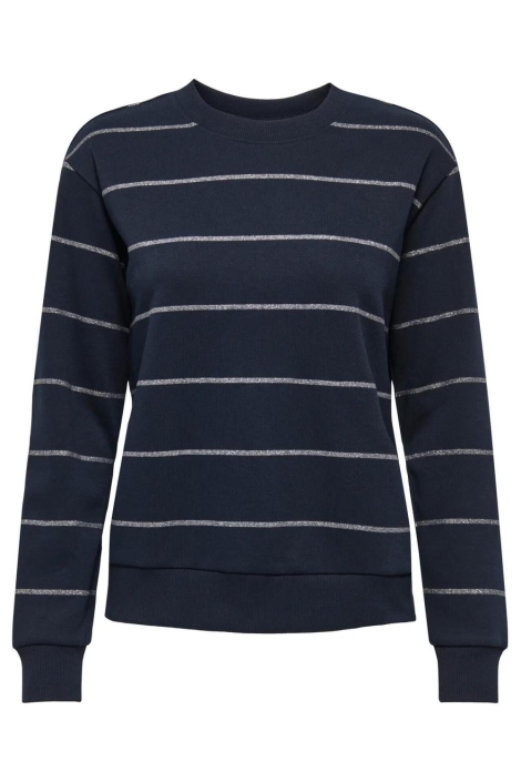 Jacqueline de Yong blauwe dames sweater | Vooraanzicht