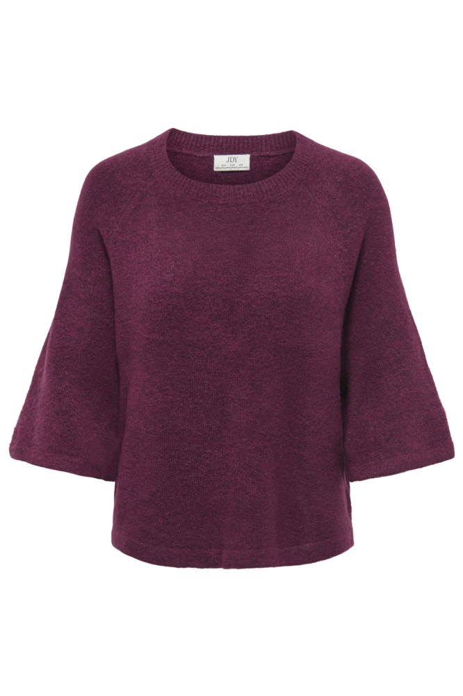 Jacqueline de Yong bordeaux dames trui | Vooraanzicht