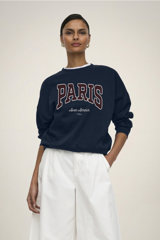 Jacqueline de Yong blauwe dames sweater |