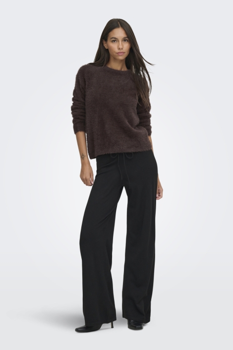 Jacqueline de Yong bruine dames trui | Model