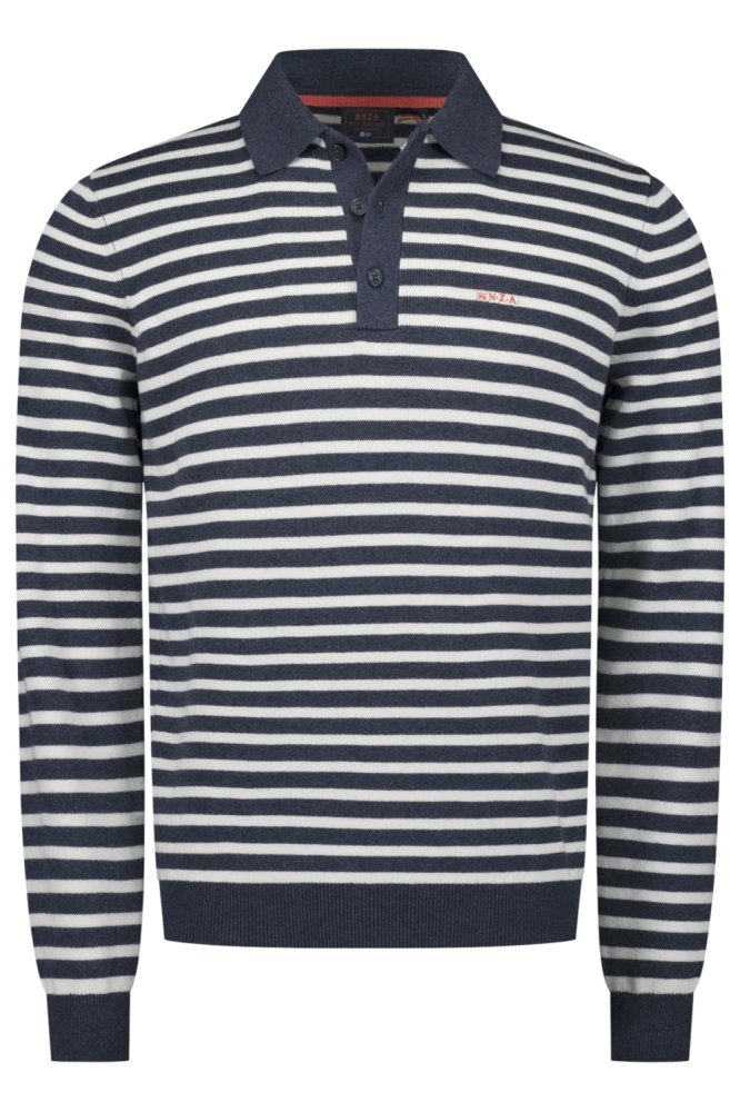 NZA blauwe heren trui | Vooraanzicht