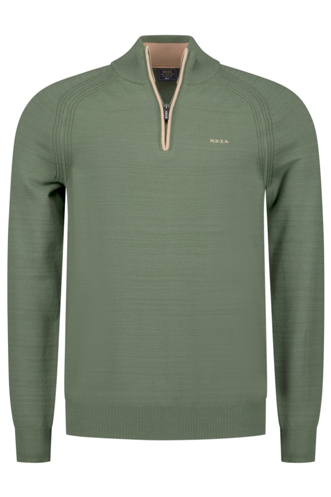 NZA groene heren trui | Vooraanzicht
