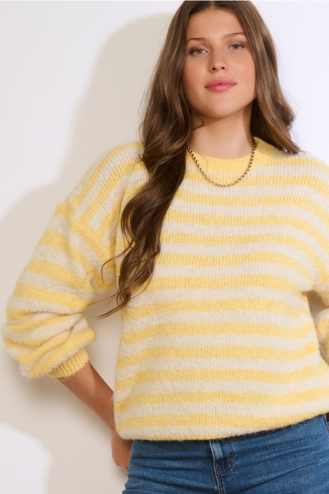 LolaLiza gele dames trui | Close up