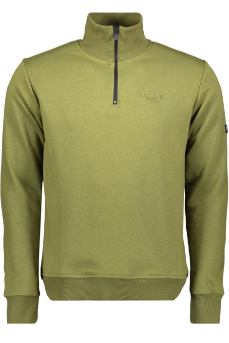Ballin groene heren sweater | Vooraanzicht