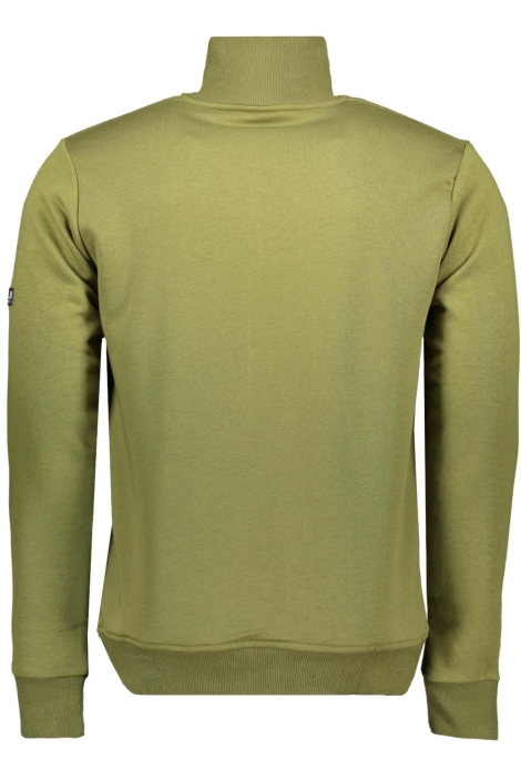 Ballin groene heren sweater | Achteraanzicht
