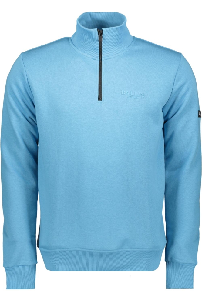Ballin blauwe heren sweater | Vooraanzicht
