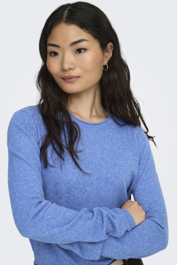 Only Trui ONLLOYAL LS ONECK KNT NOOS 15368961 Ultramarine Melange