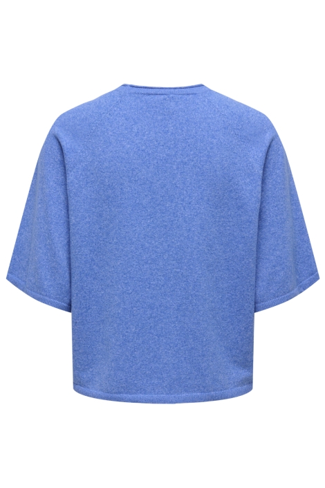 Only blauwe dames trui | Achteraanzicht