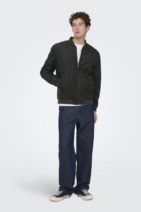 Only & Sons grijze heren jas | Model