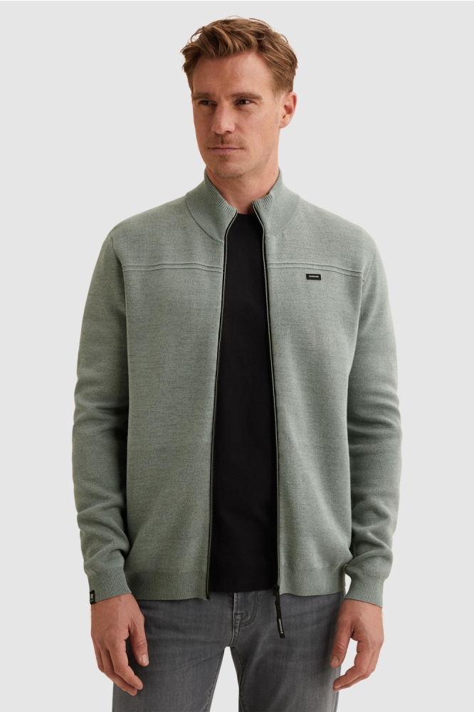 Vanguard blauwe heren vest | Model vooraanzicht