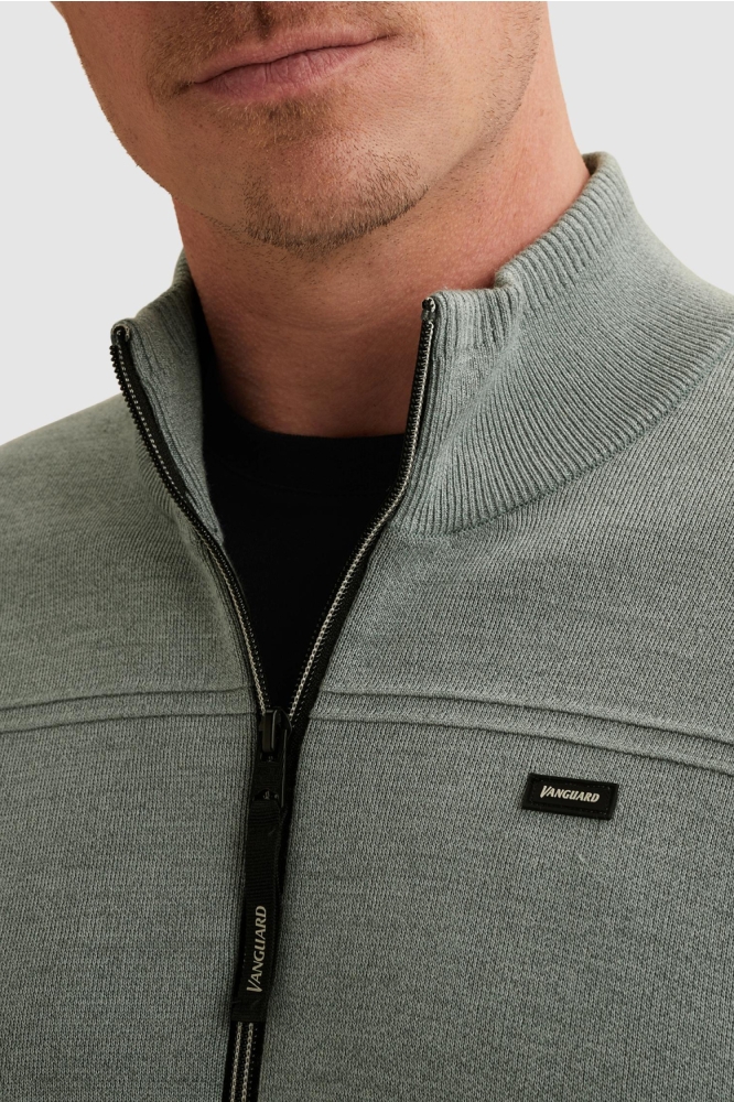 Vanguard blauwe heren vest | Close up