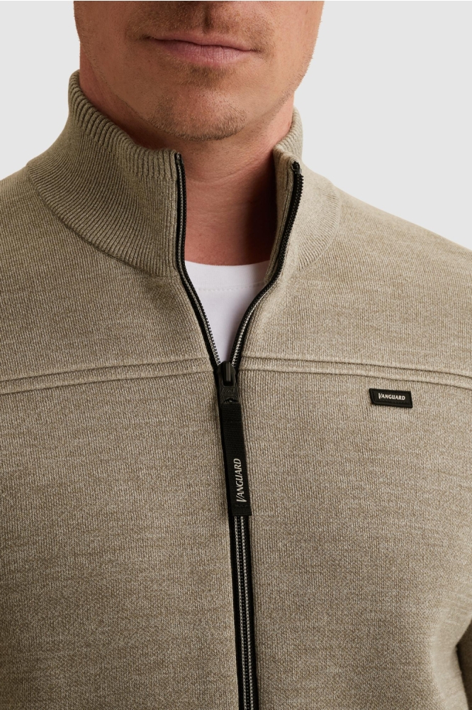 Vanguard beige heren vest | Close up