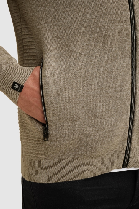 Vanguard beige heren vest | Close up