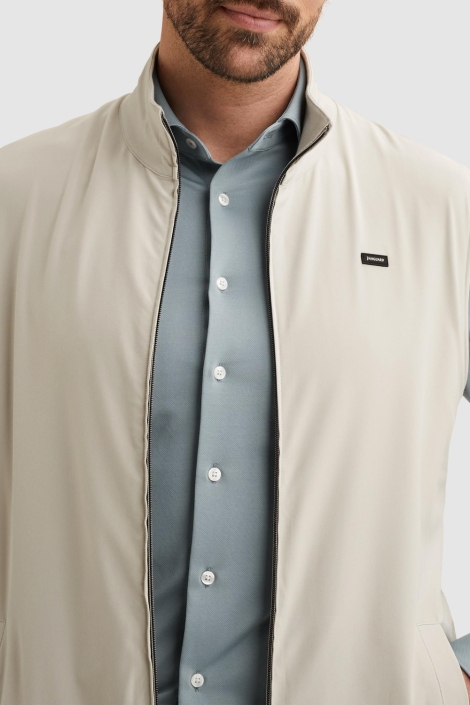 Vanguard beige heren jas | Close up