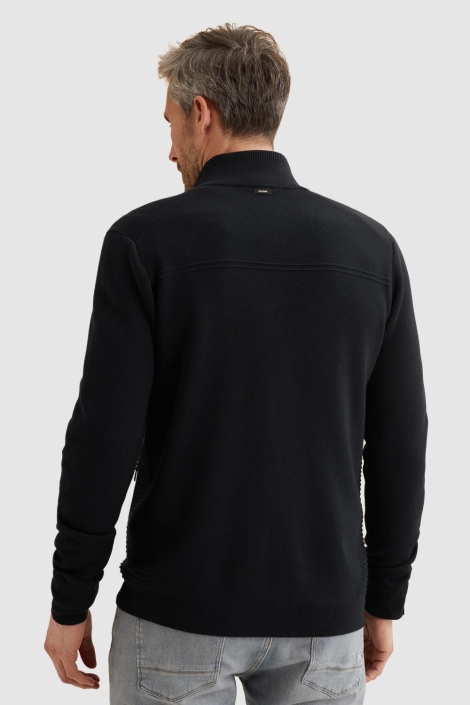 Vanguard blauwe heren vest | Model achteraanzicht