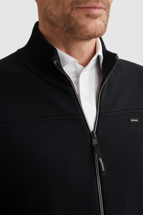 Vanguard blauwe heren vest | Close up