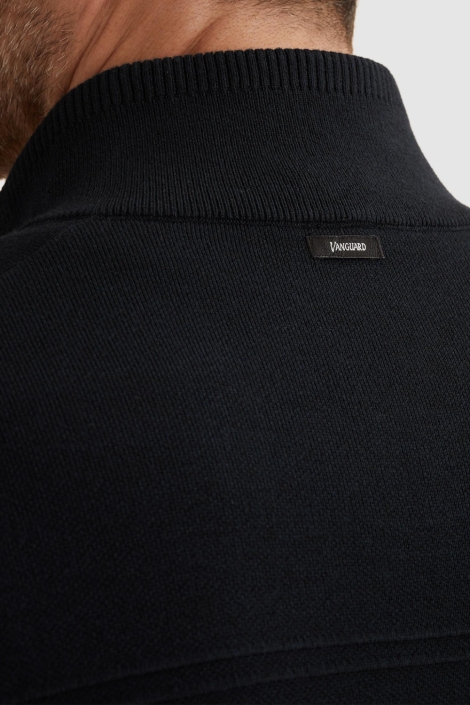 Vanguard blauwe heren vest | Close up