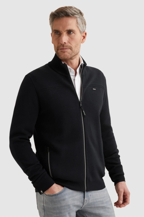 Vanguard blauwe heren vest | Model vooraanzicht