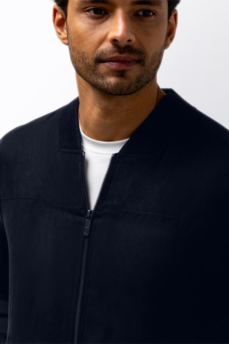 State of Art blauwe heren vest | Kleurstaal