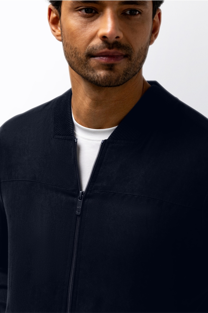 State of Art blauwe heren vest | Kleurstaal