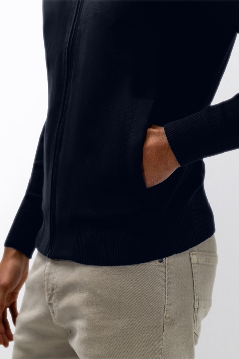 State of Art blauwe heren vest | Close up