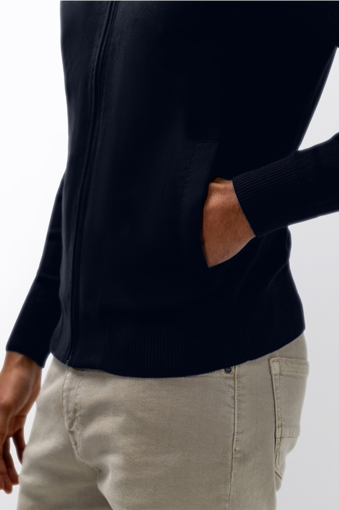 State of Art blauwe heren vest | Close up