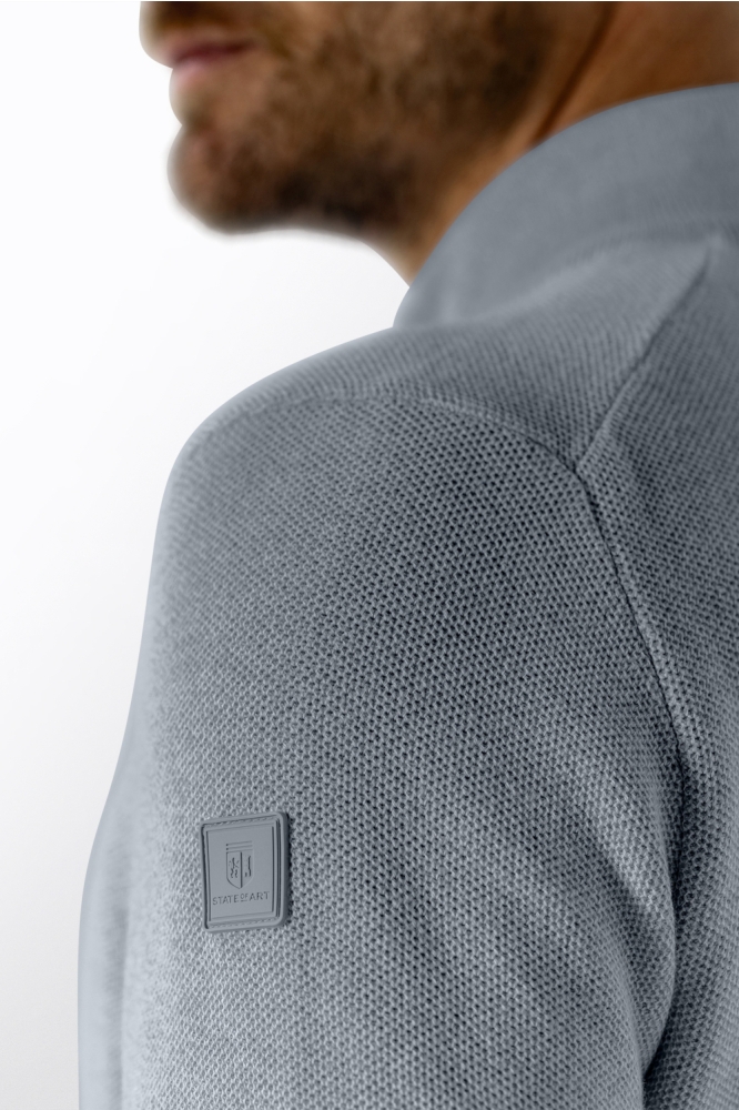 State of Art blauwe heren trui | Close up