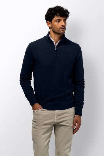 State of Art Trui FIJNGEBREIDE TRUI MET HALVE RITS 13116121 5800