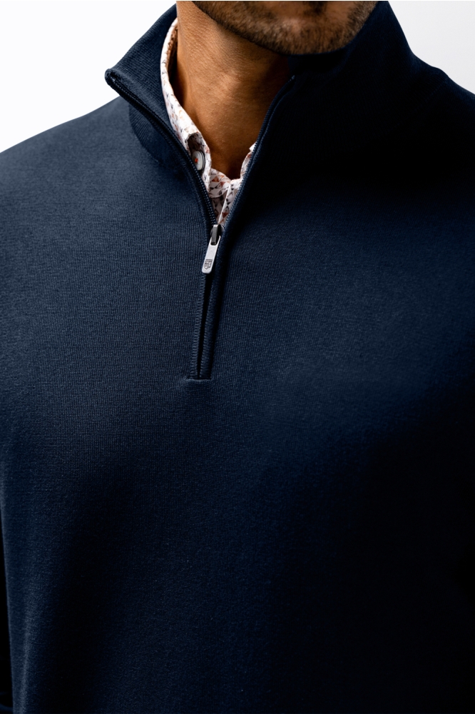 State of Art blauwe heren trui | Kleurstaal