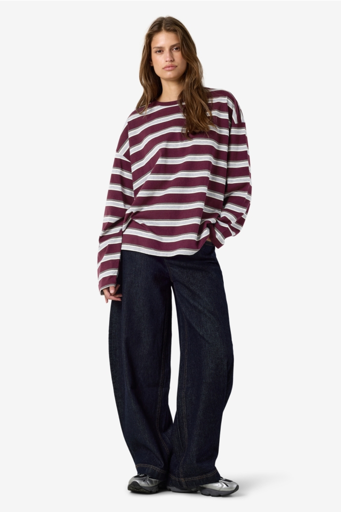 Noisy may bordeaux dames sweater | Model