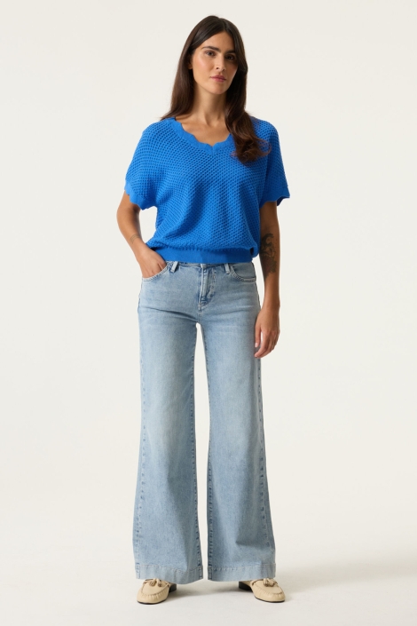 Garcia blauwe dames trui | Model