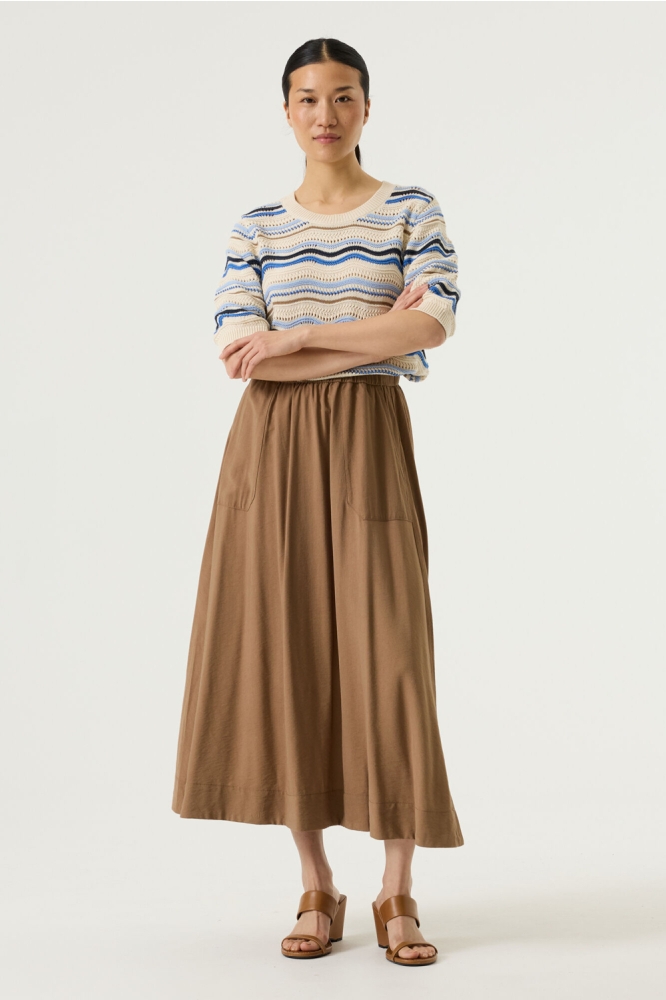 Garcia beige dames trui | Model