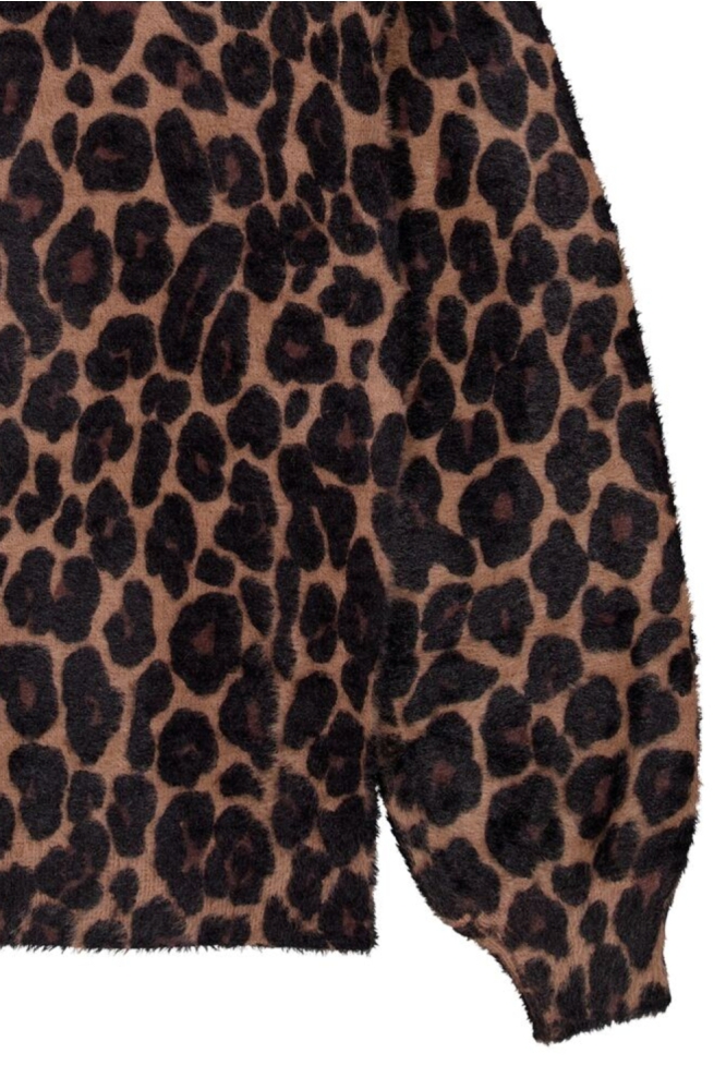 Garcia bruine dames trui | Close up