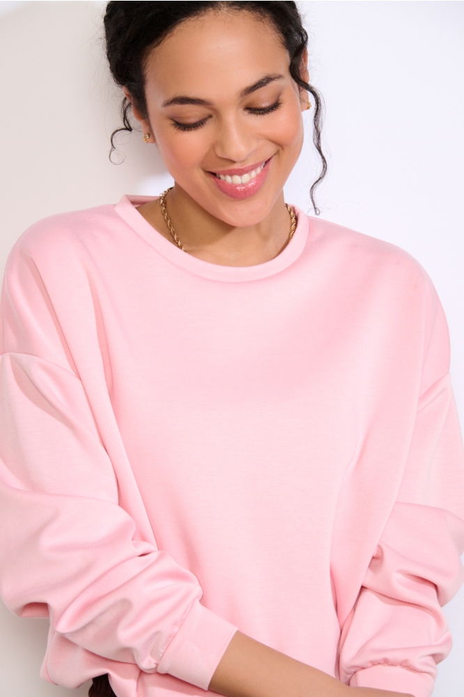 LolaLiza roze dames sweater | Close up