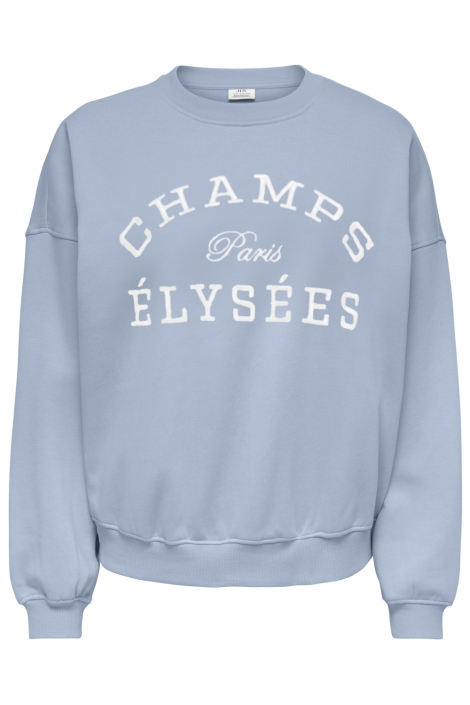 Jacqueline de Yong blauwe dames sweater | Vooraanzicht