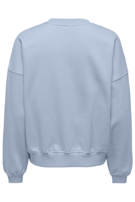 Jacqueline de Yong blauwe dames sweater | Achteraanzicht