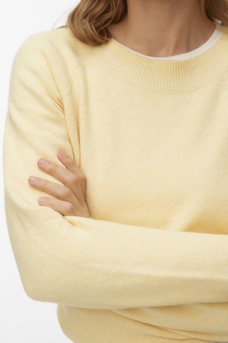 Vero Moda gele dames trui | Close up