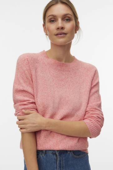 Vero Moda vmdoffy ls o-neck blouse ga noos Roze