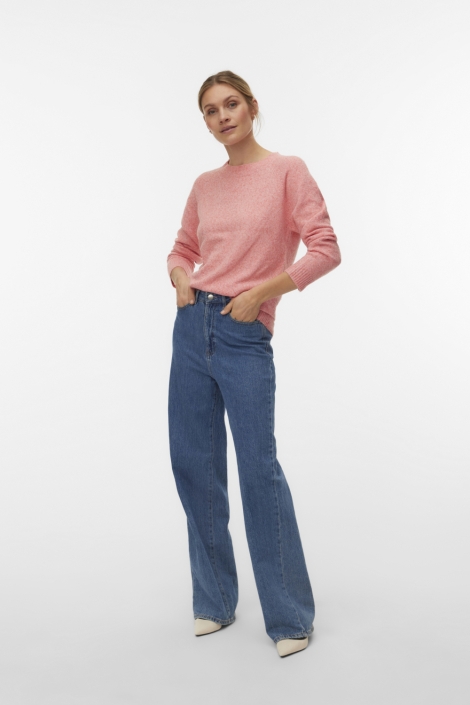 Vero Moda roze dames trui | Model vooraanzicht