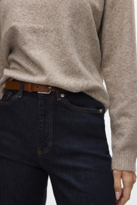 Vero Moda taupe dames trui | Close up