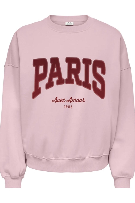 Jacqueline de Yong roze dames sweater | Vooraanzicht