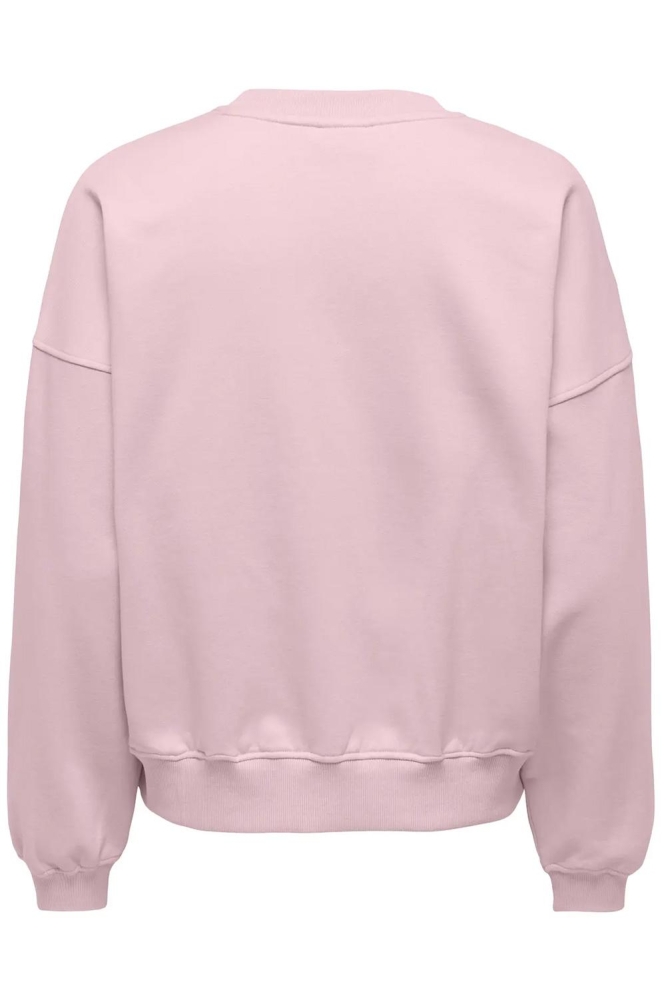 Jacqueline de Yong roze dames sweater | Achteraanzicht