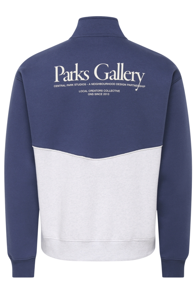 Only & Sons grijze heren sweater | Achteraanzicht