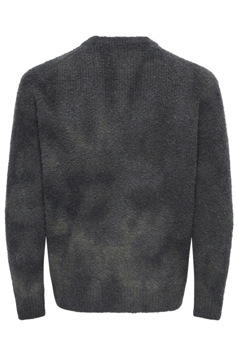 Only & Sons grijze heren trui | Achteraanzicht