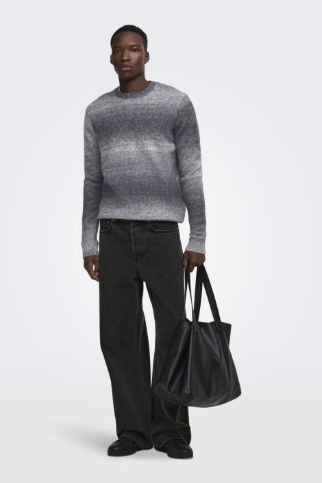 Only & Sons grijze heren trui | Model