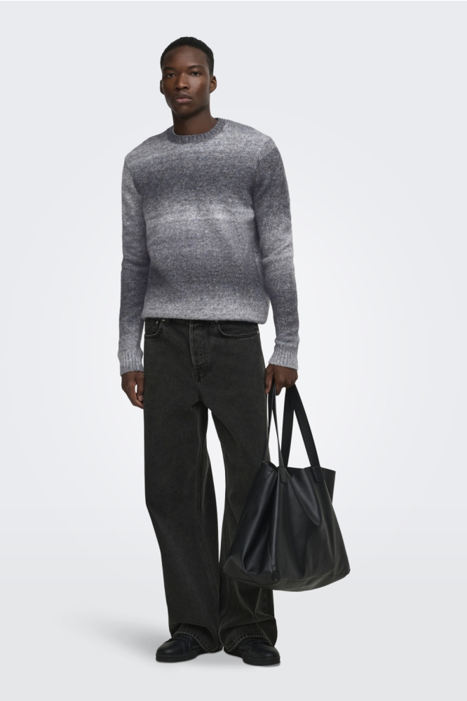 Only & Sons grijze heren trui | Model