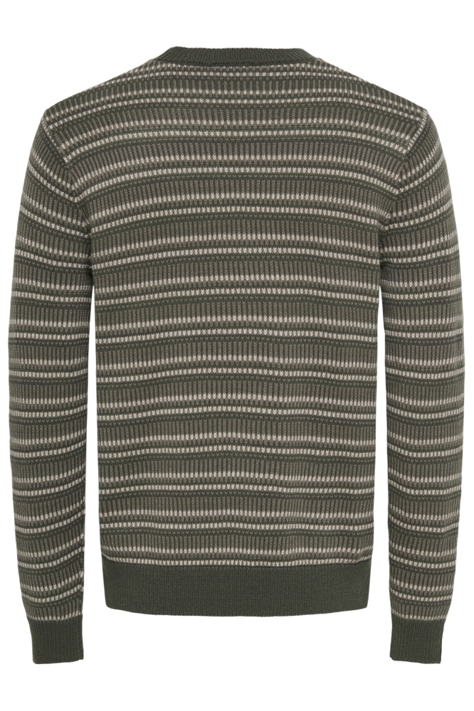 Only & Sons groene heren trui | Achteraanzicht