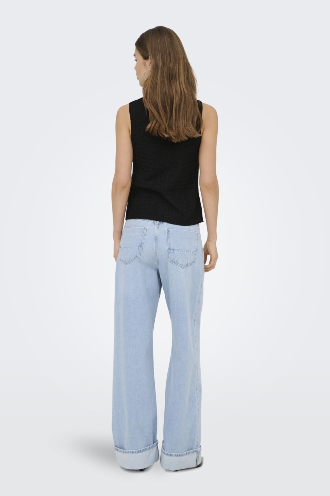 Only zwarte dames gilet | Model