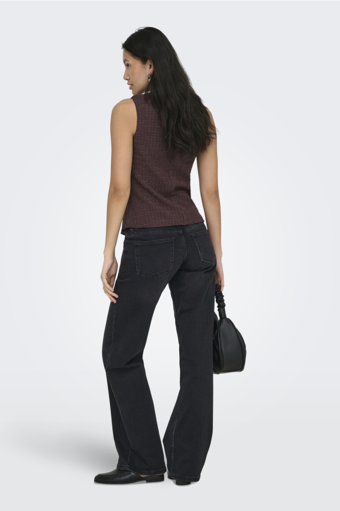 Only bruine dames gilet | Model