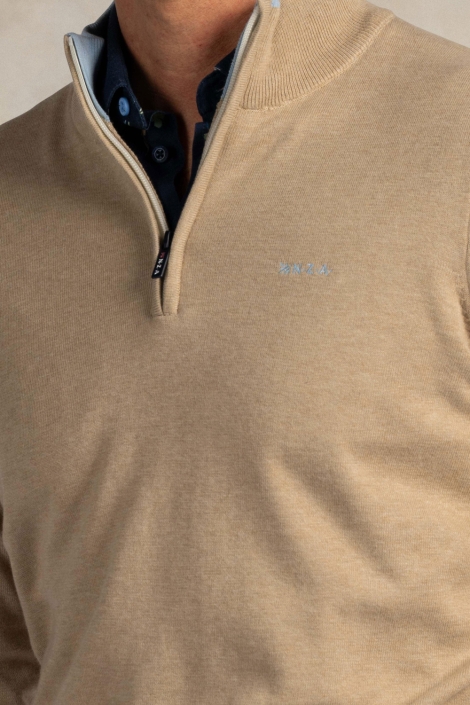 NZA ecru heren trui | Close up